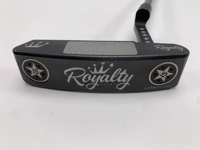 Royalty STR8 Flush Heart Black PVD Putter 35" Mens RH