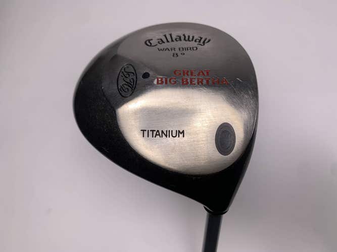 Callaway Original Great Big Bertha Driver 8* GBB UL Firm Graphite Mens RH