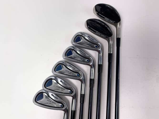 Mizuno MX 950 Hybrid Iron Set 3H-4H 5-9 Exsar IS2 Regular Graphite Mens RH