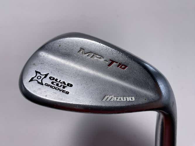 Mizuno MP T 10 White Satin Chrome Wedge 56* 10 True Temper DG Wedge Mens RH