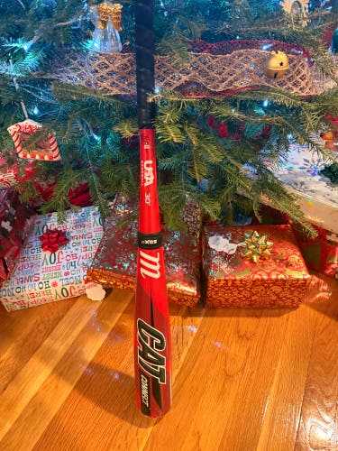 2021 Marucci CAT Connect Hybrid USABat Certified Bat (-11) 19 oz 30" (Used)