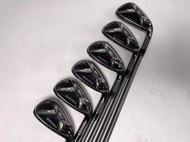 TaylorMade M2 Iron Set 6-PW+GW AeroTech SteelFiber i80 Senior Graphite Mens RH