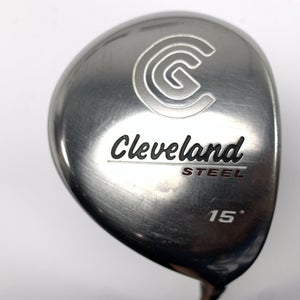 Cleveland Steel 3 Fairway Wood 15* Aldila NV Green 75g Stiff Graphite Mens RH