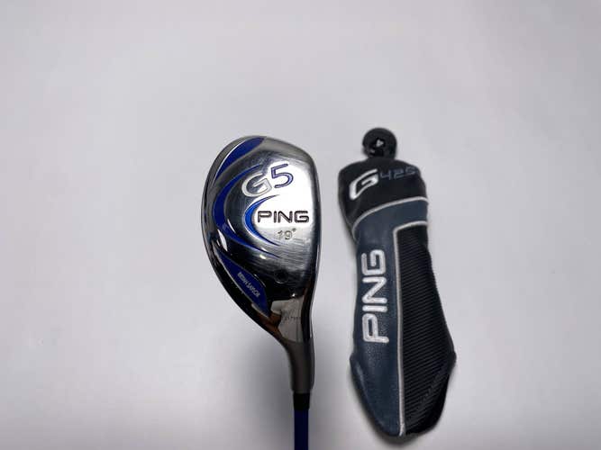 Ping G5 3 Hybrid 19* Grafalloy Pro Launch Blue Stiff Graphite Mens RH HC