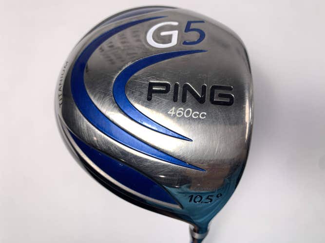 Ping G5 Driver 10.5* Grafalloy ProLaunch Blue 75g Stiff Graphite Mens RH