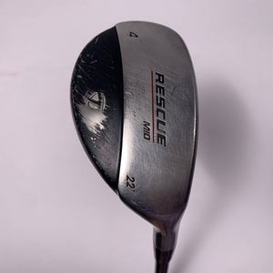 TaylorMade Rescue Mid 4 Hybrid 22* Fujikura Vista Pro 70 Regular RH