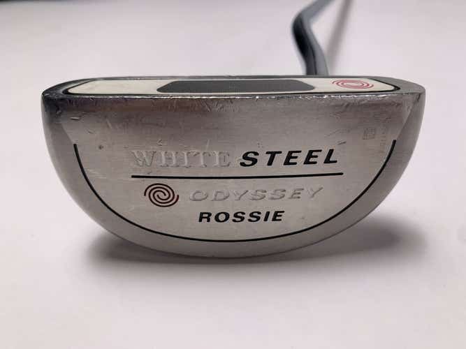 Odyssey White Steel Rossie Putter 36" SuperStroke Tour 2.0 Mens RH