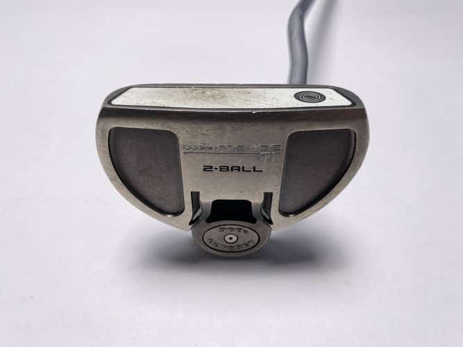 Odyssey White Ice 2-Ball Putter 35" SuperStroke Flatso 1.0 Mens RH HC