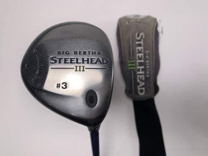 Callaway Steelhead III 3 Fairway Wood 15* System III Ladies Graphite RH HC