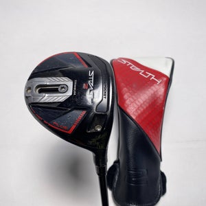 TaylorMade Stealth 2 Plus 3 Fairway Wood 15* HZRDUS RDX Smoke Red 5.5 Mens RH HC