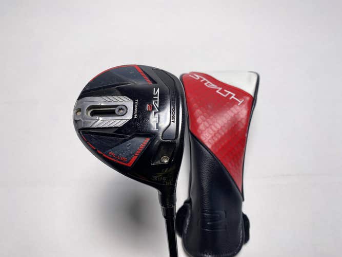 TaylorMade Stealth 2 Plus 3 Fairway Wood 15* HZRDUS RDX Smoke Red 5.5 Mens RH HC