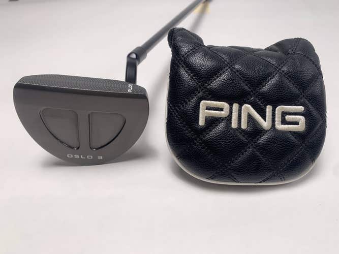 Ping PLD Milled Oslo 3 Gunmetal Putter 35" Black Dot Mens RH HC