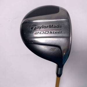 TaylorMade 200 Steel 2 Fairway Wood 13* ProForce 75 Gold Stiff Graphite Mens RH