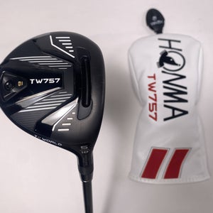 Honma TW757 5 Fairway Wood 18* Vizard TW757 50g Stiff Graphite Mens RH HC