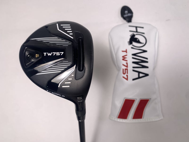 Honma TW757 5 Fairway Wood 18* Vizard TW757 50g Stiff Graphite Mens RH HC