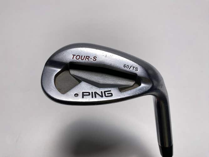 Ping Tour-S Chrome Lob Wedge LW 60* Black Dot KBS Tour Wedge Steel Mens RH