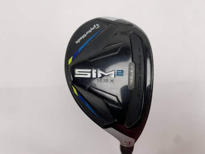 TaylorMade SIM2 MAX Rescue 4 Hybrid 22* Fujikura Ventus Blue 7S Stiff Mens RH