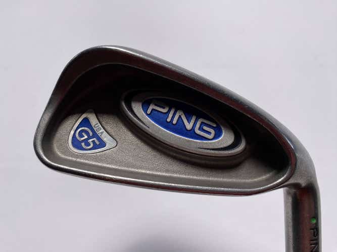 Ping G5 Single 5 Iron Green Dot 2* Up Regular Steel Mens RH