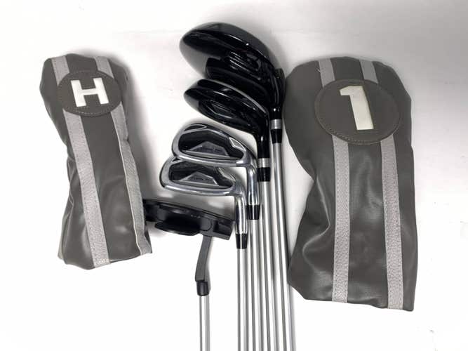 Powerbilt Club Set Driver 5H 7i PW Putter Youth Graphite Junior RH HC