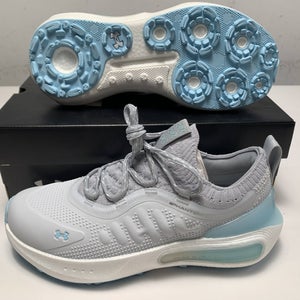 Under Armour Phantom Fore Waterproof Golf Shoes Grey Womens SZ 8.5 (3028244-101)