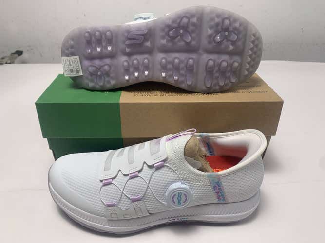 Skechers Go Golf Elite 5-Slip'In Waterproof Golf Shoes White Womens SZ 7(123062)