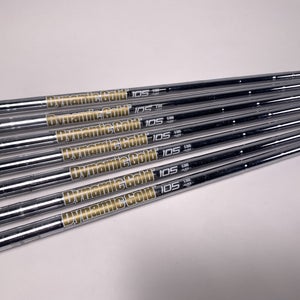 True Temper Dynamic Gold S300 Stiff Iron Set 7 Shafts 33.75''-37''- Pull 0.355