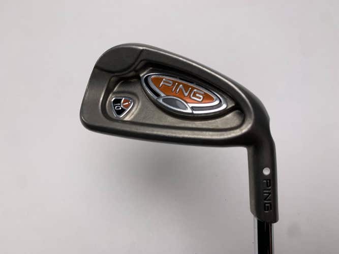 Ping i10 Single 6 Iron White Dot 3* Up Cushin Stiff Steel Mens RH Midsize Grip