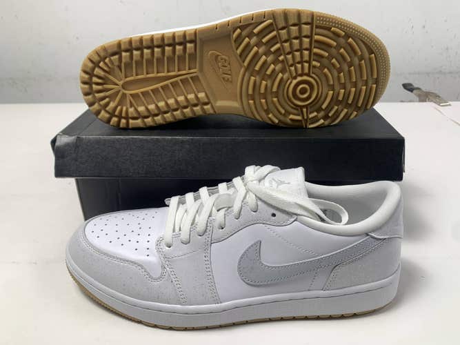 Air Jordan 1 Low G Athletic Shoes White Men's SZ 12 (DD9315-111)