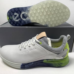 ECCO S-Three Waterproof Golf Shoes White Men's SZ 8-8.5 (102904 60212)