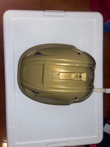 Large gold Bauer Re-Akt 150 Helmet (Used)