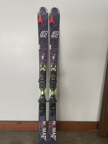 Unisex All Mountain 178 cm Atomic Nomad Crimson Ti Skis With Bindings Max Din 12 (Used)