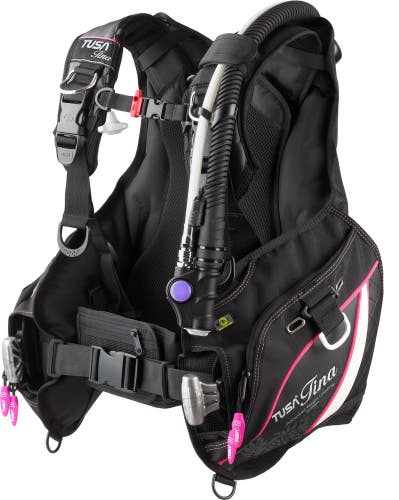 TUSA Tina Female Women's Scuba Dive Weight Integrated AWLS III BCD Jacket PINK