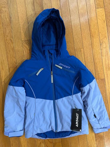 Spyder Girls Camille Insulated Jacket, Medium, Electric Blue (New) - with Tag Attachef
