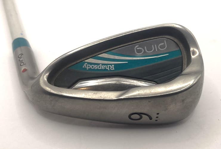 Ping 2015 Rhapsody 9-Iron Red Dot Ladies ULT220 Graphite Womens Shaft *Good*