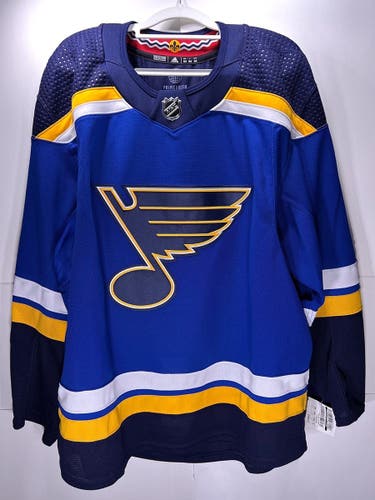 St Louis Blues Home MiC Team Issued Adidas PrimeGreen Jersey Size 54