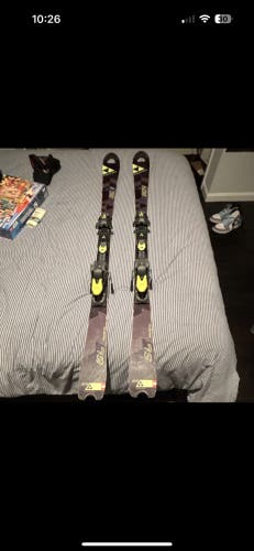 Fischer RC4 SL 155 cm Racing Skis With Bindings Max Din 11 (Used)