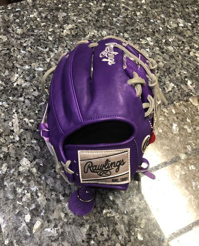 NEW 2025 RAWLINGS HEART OF THE HIDE “PURPLE /GRAY ) RHT 11.5 INFIELD GLOVE