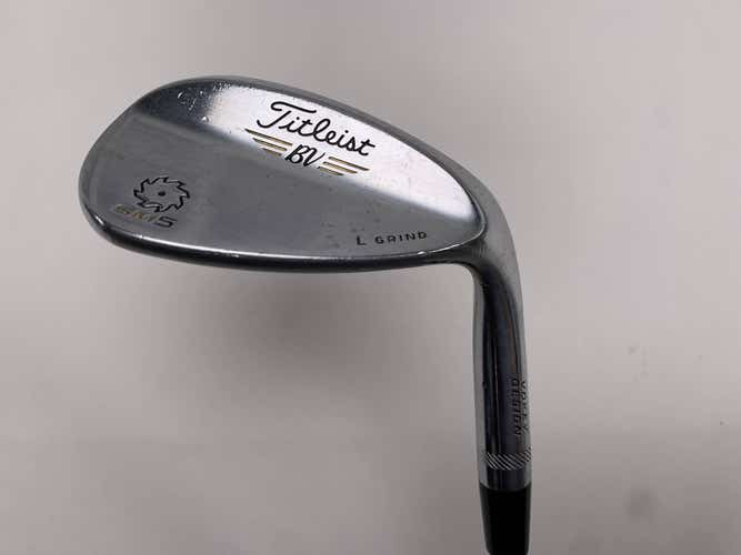 Titleist Vokey SM5 Tour Chrome Lob Wedge LW 58* 4 L-Grind Wedge Steel Mens RH