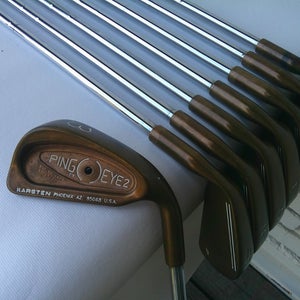 Ping EYE2 Beryllium Copper (3i-W) Iron Set, Black Dot, ZZ Lite Stiff - SN 5926A