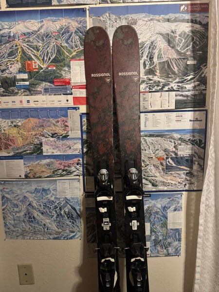 2022 Rossignol Black Ops Escaper 164 cm All Mountain Skis With Bindings Max Din 11 (Used)