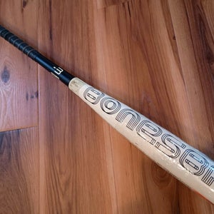 USED 2023 Warstic Bonesaber Hybrid 32/29 (-3) 2 5/8 BBCOR bball bat MBBSRHB23BH3