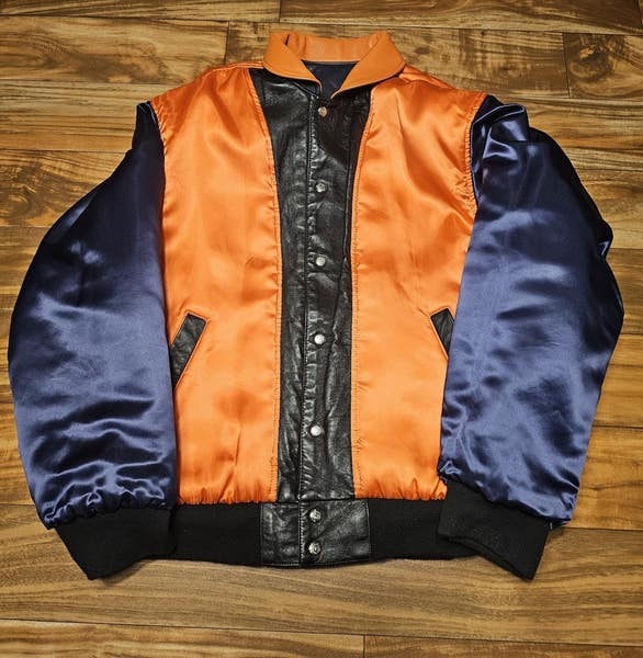 Vintage Chicago Bears Jeff Hamilton 100% Leather NFL Reversible