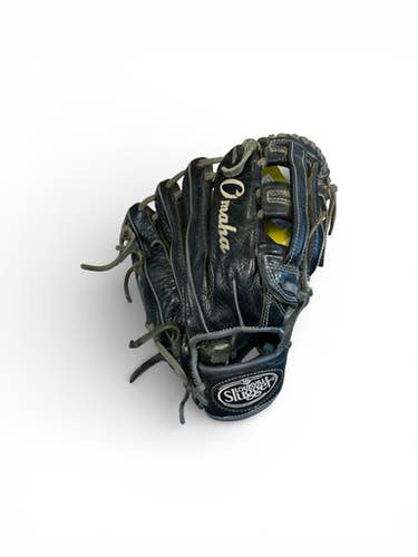 Used Louisville Slugger OMAHA SERIES BB/SB Glove RH Throw Black 11 1/2" 11873-S000222746