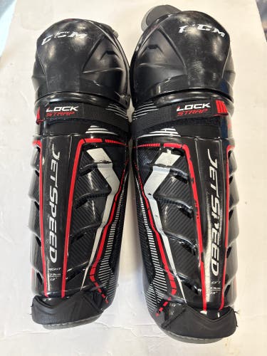 Intermediate CCM JetSpeed FT390 13" Shin Pads (Used)