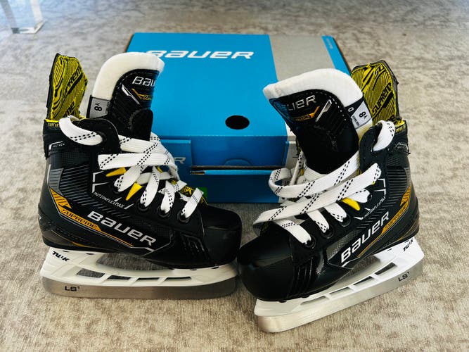 2024 Bauer Supreme Matrix Hockey Skates Regular Width 8 YOUTH (New)