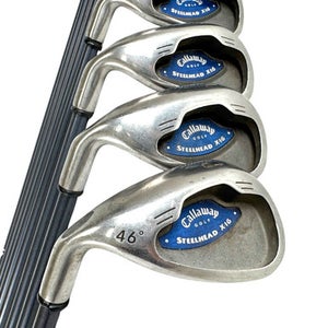 Used Callaway STEELHEAD X-16 Mens Iron Set LH 3I-9I 11506-S000290080