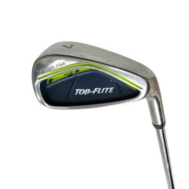 Used Top Flite STAINLESS Mens Individual Iron RH 7 Iron 11506-S000292458
