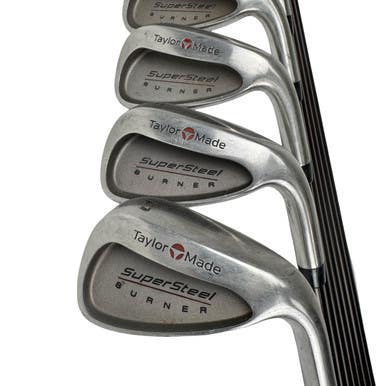 Used Taylormade SUPERSTEEL BURNER Mens Iron Set RH 3I-PW 11506-S000292513