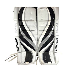 Used Bauer REFLEX Goalie Leg Pads Senior White 30" 11506-S000291794