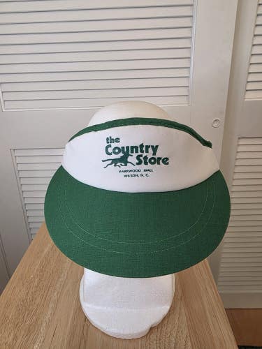 Vintage The Country Store Parkwood Mall Wilson, NC Visor Hanes